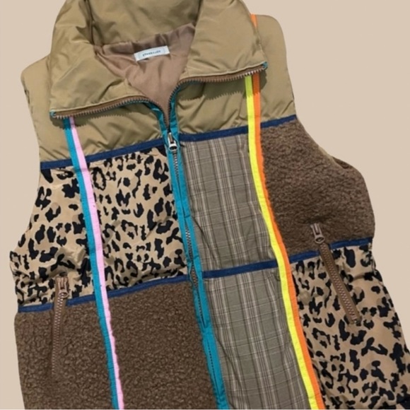 NWOT The Whistler Vest -Multicolored Sherpa - Picture 3 of 12